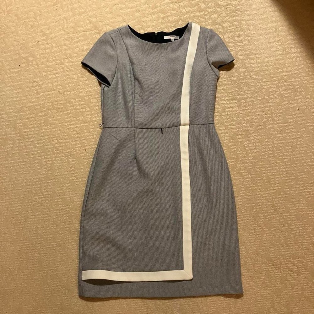 Studio Women's Grey and White Dress